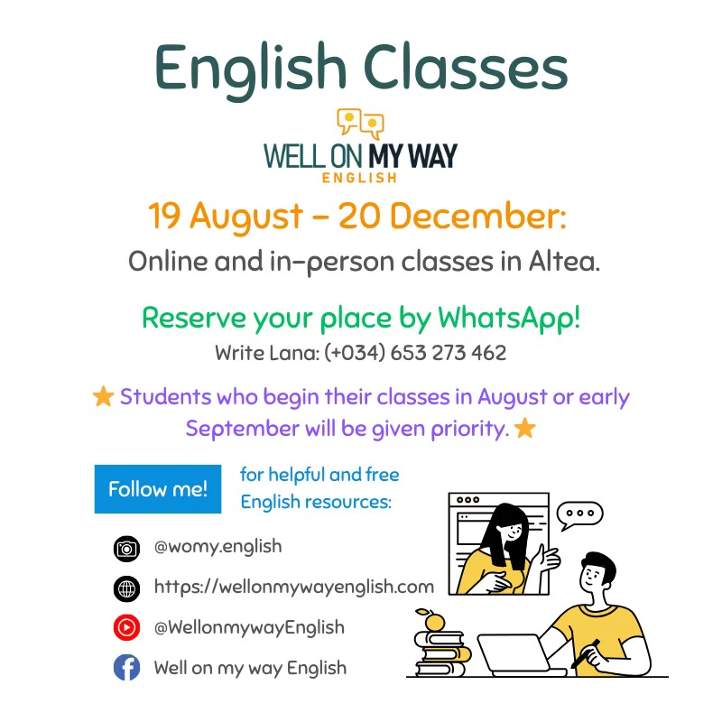 Well on my way English