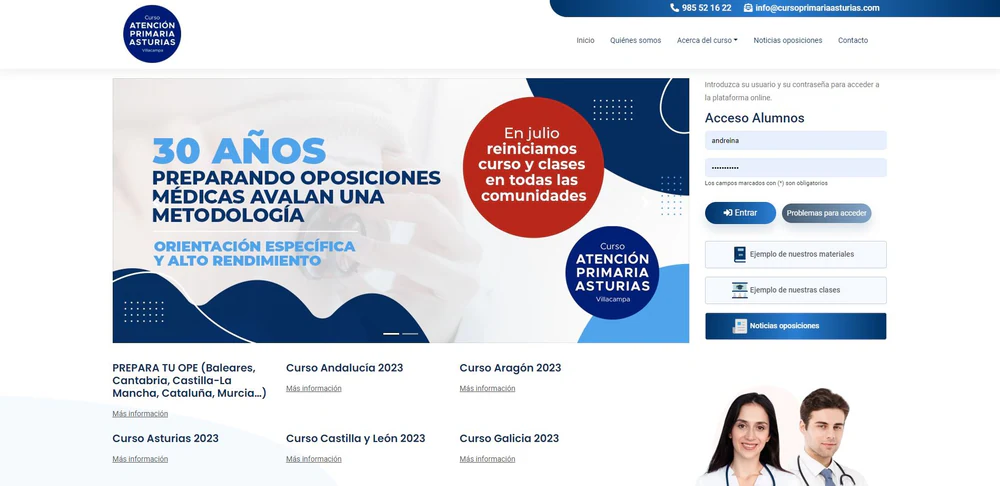 Curso Atención Primaria Asturias
