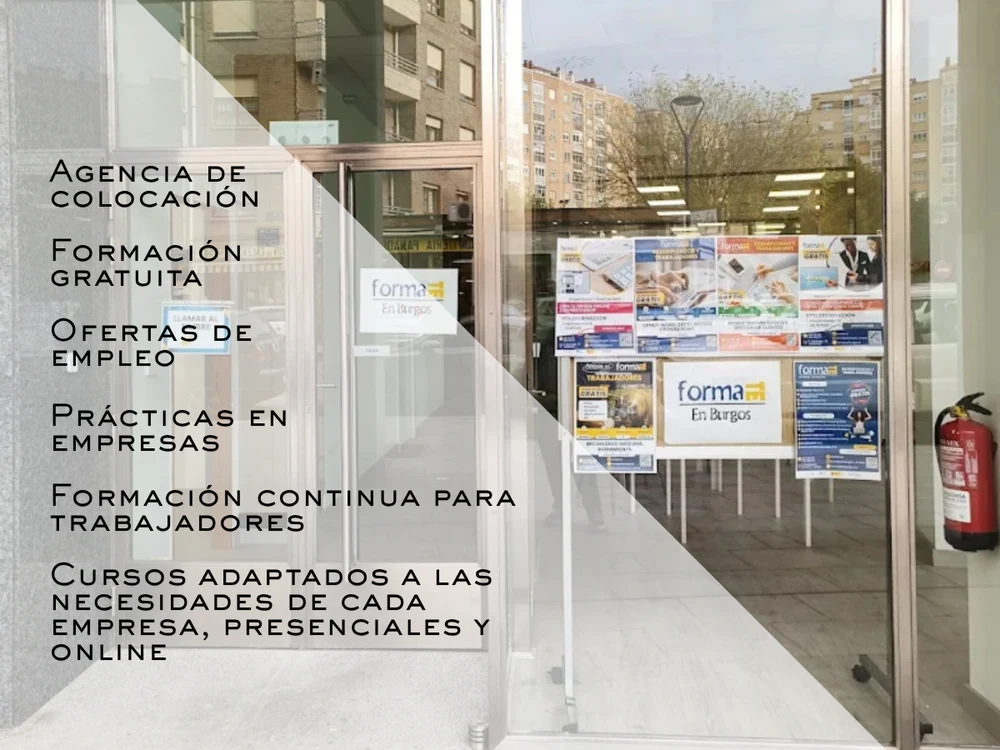 Fórmate en Burgos. Formación Gratuita en Gestión Administrativa-Atención sociosanitaria-Diseño de productos gráficos
