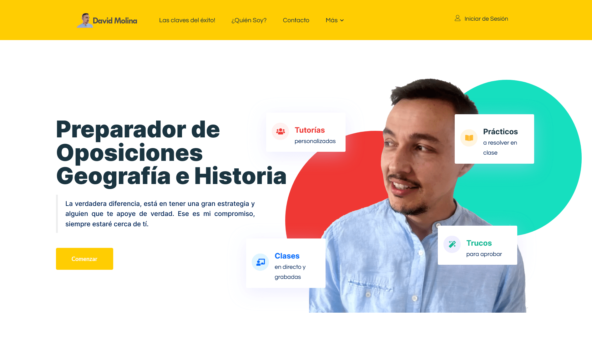 David Molina Preparador Oposiciones Geografía e Historia